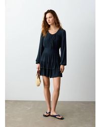 MANGO TEEN - Short Dress With Bead Detail - Lyst