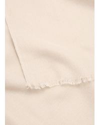 Mango - Frayed Edge Scarf - Lyst