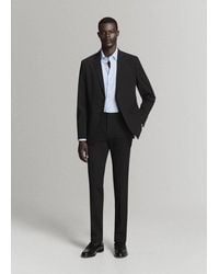 Mango - Super Slim Fit Cotton Stretch Suit Shirt - Lyst