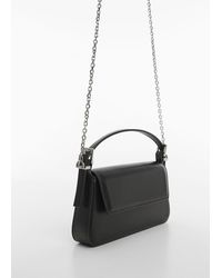 Mango - Double Strap Bag With Flap - Lyst