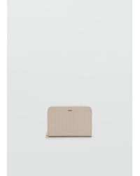 Mango - Medium Braided Wallet - Lyst