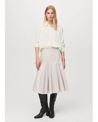 Mango - Fluid Long-Sleeved Blouse - Lyst