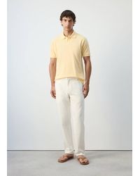 Mango - 100% Cotton Piqué Polo - Lyst