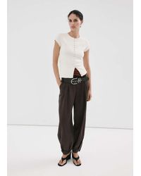 Mango - Buttons Detail Knit Sweater - Lyst