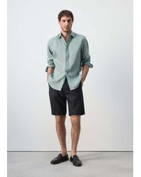 Mango - Regular-Fit 100% Linen Shirt - Lyst
