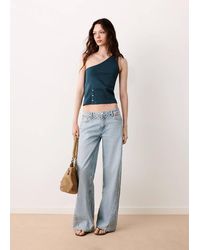 MANGO TEEN - Asymmetric Top With Buttons - Lyst