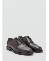 Mango - Lederschuh - Lyst