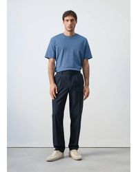 Mango - Medium Weight Regular Fit T-Shirt - Lyst
