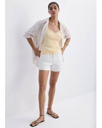 Mango - Gerade Jeans-Shorts - Lyst