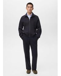 Mango - Regular-Fit Zip-Up Hoodie - Lyst
