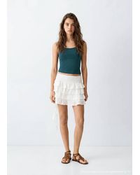MANGO TEEN - Square-Neck Strappy Top - Lyst