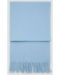 Mango - Fringed Edge Scarf - Lyst