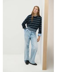 MANGO TEEN - Contrasting Stripes Sweater - Lyst