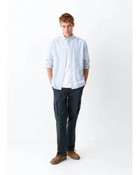 MANGO TEEN - 100% Cotton Oxford Shirt - Lyst
