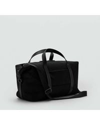 Mango - Combined Leather Bowling Handbag - Lyst