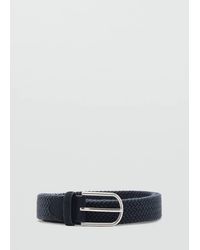 Mango - Braided Elastic Belt - Lyst