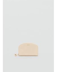 Mango - Medium Wallet With Mini-Bead Embellishment - Lyst