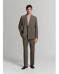 Mango - Boston Regular-Fit Suit Trousers - Lyst