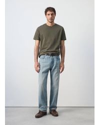 Mango - Slim Fit T-Shirt 180Gsm - Lyst