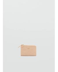 Mango - Quilted Faux Leather Wallet With Charm Detail - Lyst