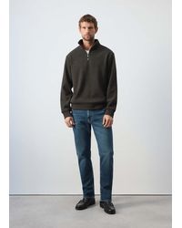 Mango - Regular-Fit Brushed-Knit Sweatshirt - Lyst