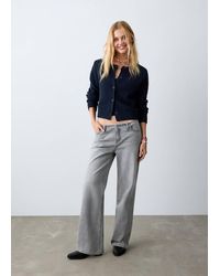 MANGO TEEN - Knitted Button Cardigan - Lyst