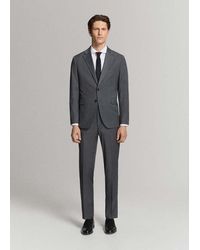 Mango - 100% Cotton Regular Fit Suit Shirt - Lyst