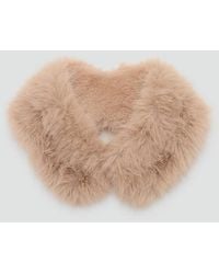 Mango - Faux-Fur Scarf - Lyst