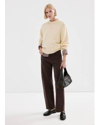 Mango - High-Waisted Barrel Jeans - Lyst