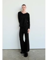 Mango - Jersey Pyjama Jumper With V-Neck - Lyst