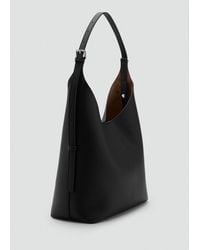 Mango - Borsa Shopper Dettaglio Fibbia Nero - Lyst