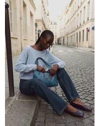 MANGO TEEN - Knitted Jumper With Shoulder Detail - Lyst