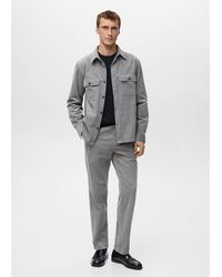 Mango - Corduroy Regular-Fit Trousers - Lyst