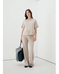 Mango - Maternity T-Shirt With Stitching Detail - Lyst