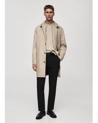 Mango - Zipped Knit Cardigan - Lyst