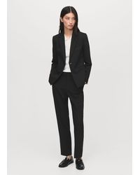Mango - Straight Suit Trousers - Lyst