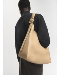 Mango - Leather Effect Bucket Bag - Lyst