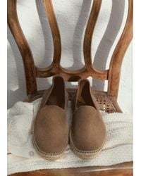 Mango - Jute Suede Espadrilles - Lyst