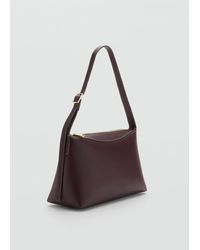 Mango - Shoulder Bag With Zip - Lyst