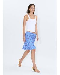 Mango - Fitted Spaghetti Strap Top - Lyst