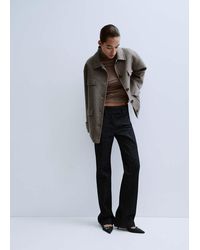 Mango - Wool Jacket With Pockets - Lyst