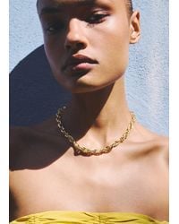 Mango - Combined-Link Chain Necklace - Lyst