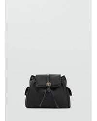 Mango - Backpack With Buckle Pockets - Lyst