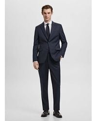 Mango - Turin 100% Wool Suit Trousers - Lyst