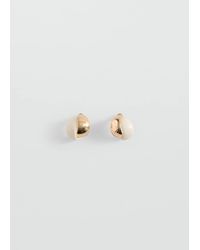 Mango - Mixed Resin Earrings - Lyst
