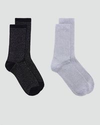 MANGO TEEN - 2 Pack Lurex Socks - Lyst