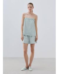 Mango - Cotton Shorts - Lyst