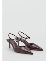 Mango - Kitten-Heel-Pumps Mit Riemchen - Lyst
