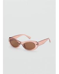 Mango - Oval-Frame Sunglasses - Lyst