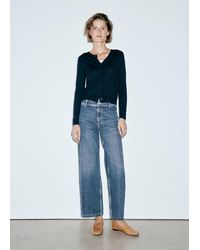 Mango - Catherin Culotte High-Rise Jeans - Lyst